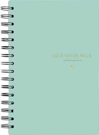 0195002096196 Love Never Fails Grid Dot Journal