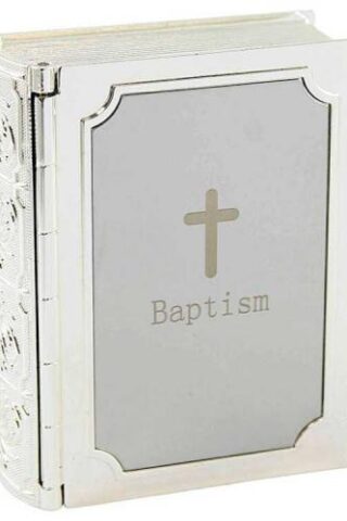 089945622980 Baptism Bible Keepsake Box