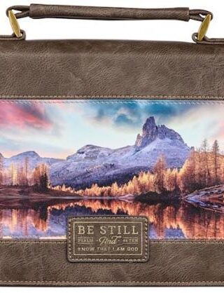 1220000139039 Be Still And Know Classic Luxleather Mountain Scene