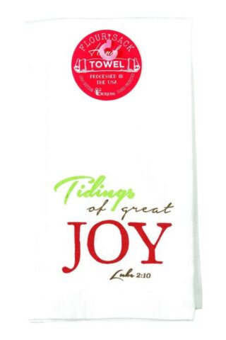 603799358200 Tidings Of Great Joy Floursack Towel