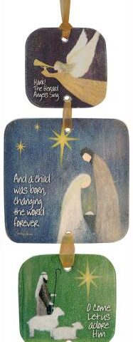 785525285582 Nativity With Words (Ornament)