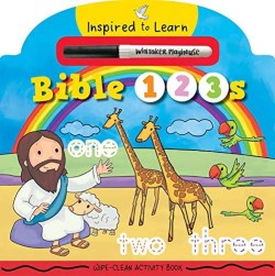 9781641234276 Bible 123s Wipe Clean Activity Book