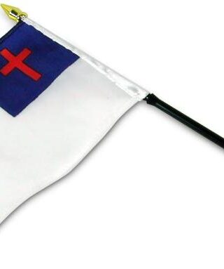 844560013427 Christian Stick Flag