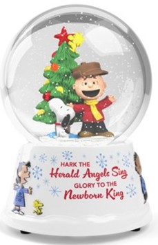 081983793912 Peanuts Christmas Snow Globe