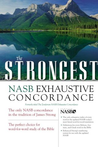 9780310262848 Strongest NASB Exhaustive Concordance