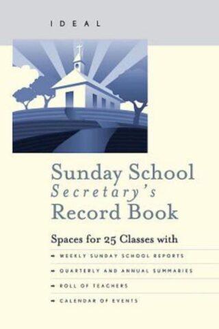 9781426774157 Ideal Sunday School Secretarys Record Book