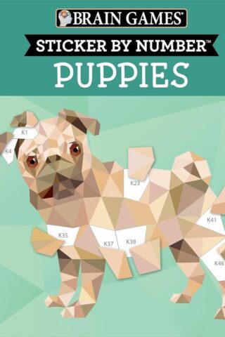 9781639381708 Sticker By Numbers Puppies