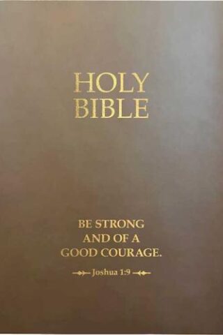 9798887691985 Sword Bible Large Print Be Strong And Courageous Life Verse Edition