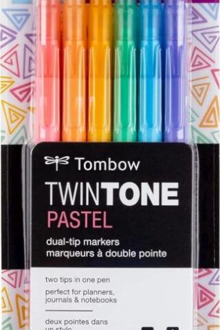 085014615280 Tombow TwinTone Marker Set Pastel