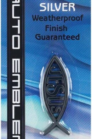 608200010098 Jesus Fish Auto Emblem